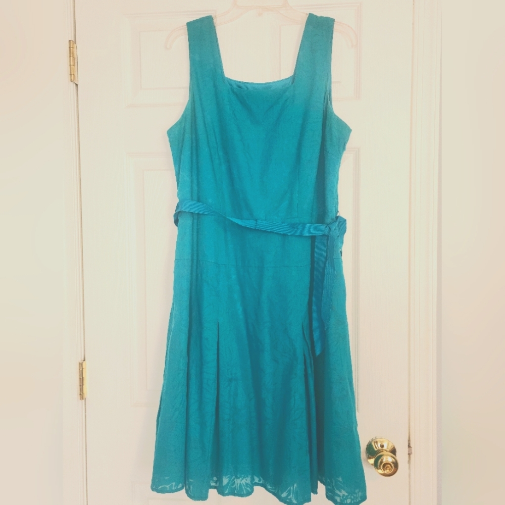 Rabbit Rabbit Rabbit Teal Dress - Size 16